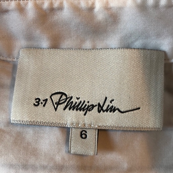 PHILLIP LIM 3:1 sz 6 Cotton Sleeveless MulitiStripe ColorBlock Buttonfront $129 - Picture 9 of 15